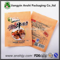 Logo printing snack food/nuts/chocolate ziplock clear plastic bag